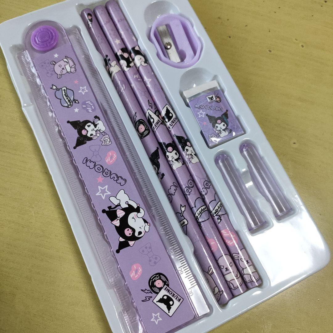 k479】サンリオ クロミ 文房具セット - メルカリ