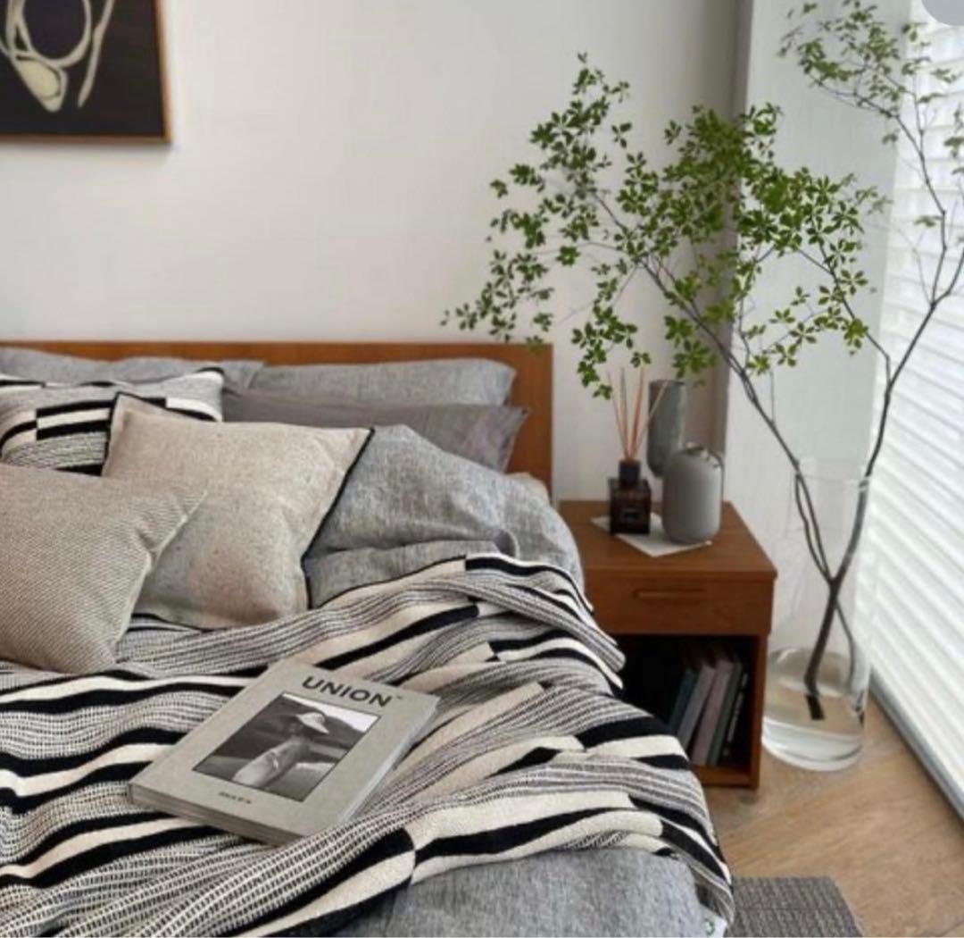 ACTUS NARVA スロー 130×180cm ブラック