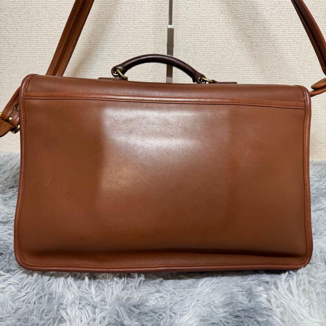 COACH オールドコーチ ビンテージ 5180 ブルリーフケース 2way - メルカリ