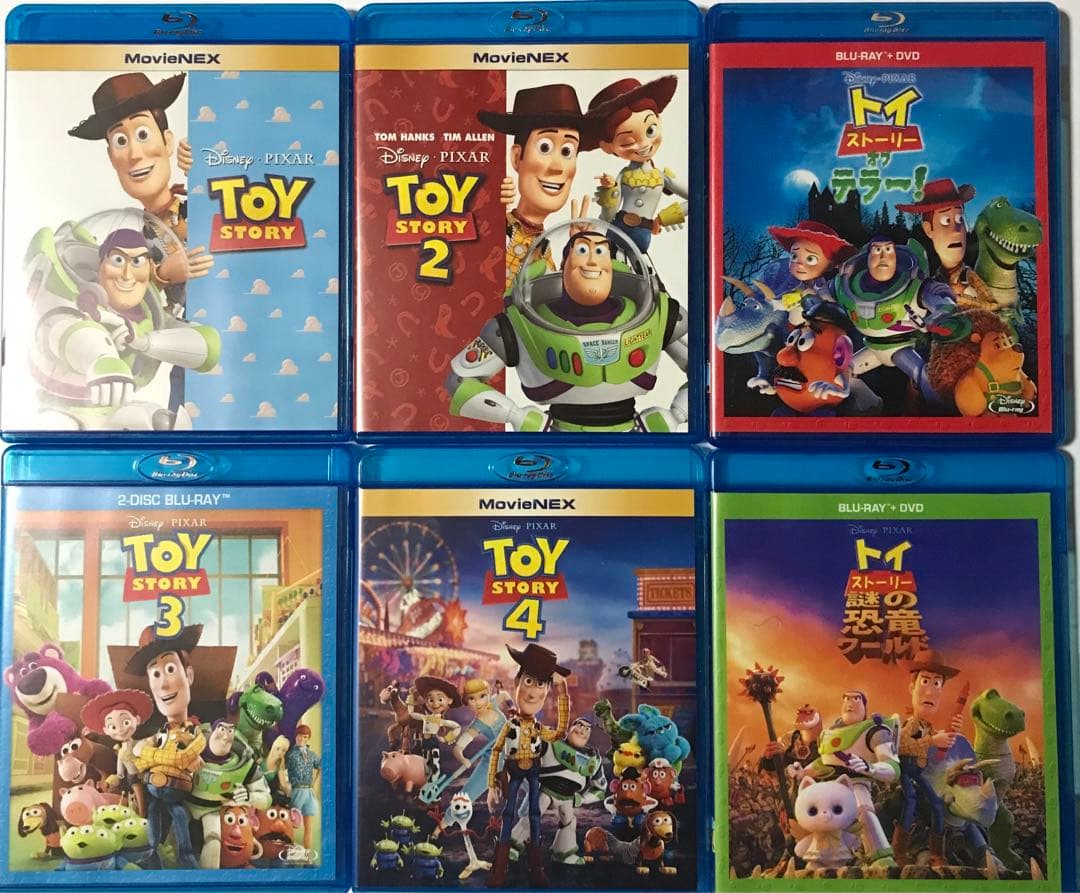 トイストーリー DVD カーズ ファインディングニモ ドリー インサイド