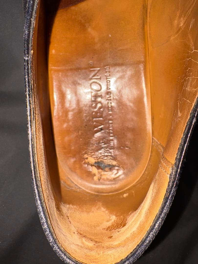 J.M.Weston #131 UチップSLIP ON DERBY 7.5E