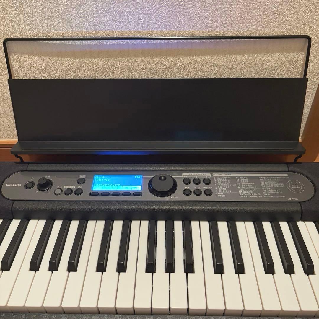カシオ CASIO 光ナビゲーション キーボード LK-536 2025年製 - メルカリ