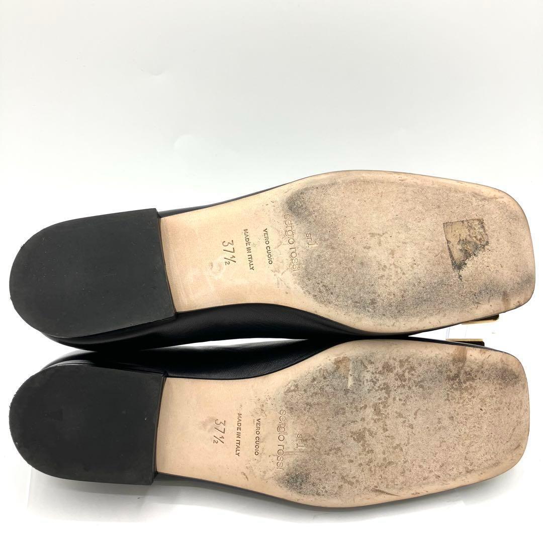 現行品・美品　セルジオロッシ　SR1 バレリーナ　フラットパンプス　24.5cm