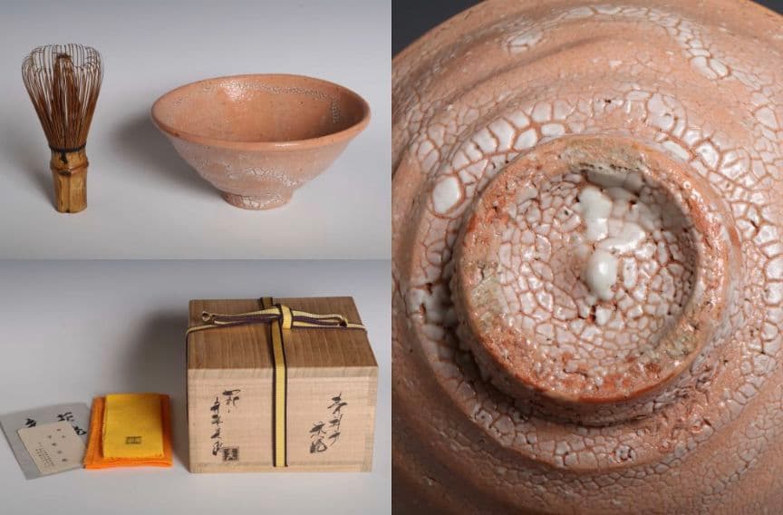 最上位】萩焼 蓮光山 守繁栄徹 青井戸茶碗 李杓光の高弟、山崎平左衛門