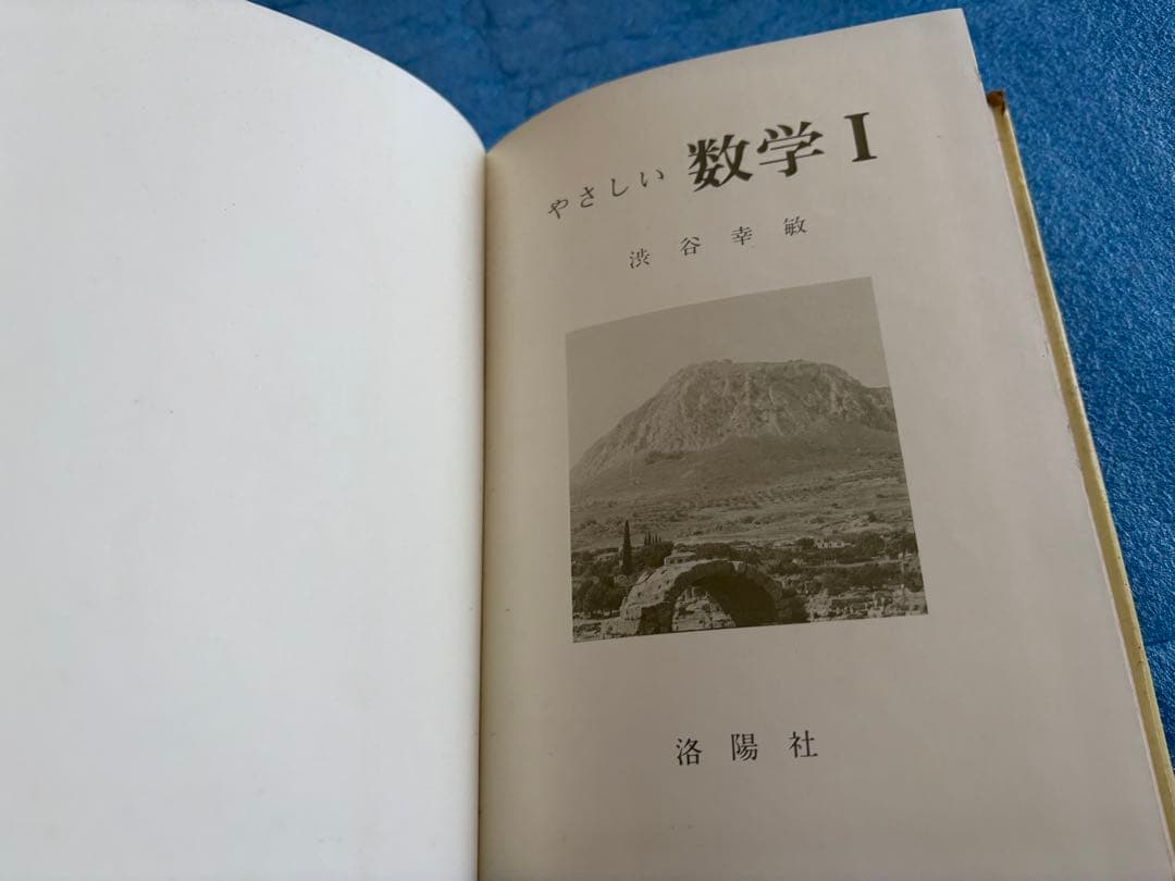 やさしい数学Ⅰ 渋谷幸敏　洛陽社