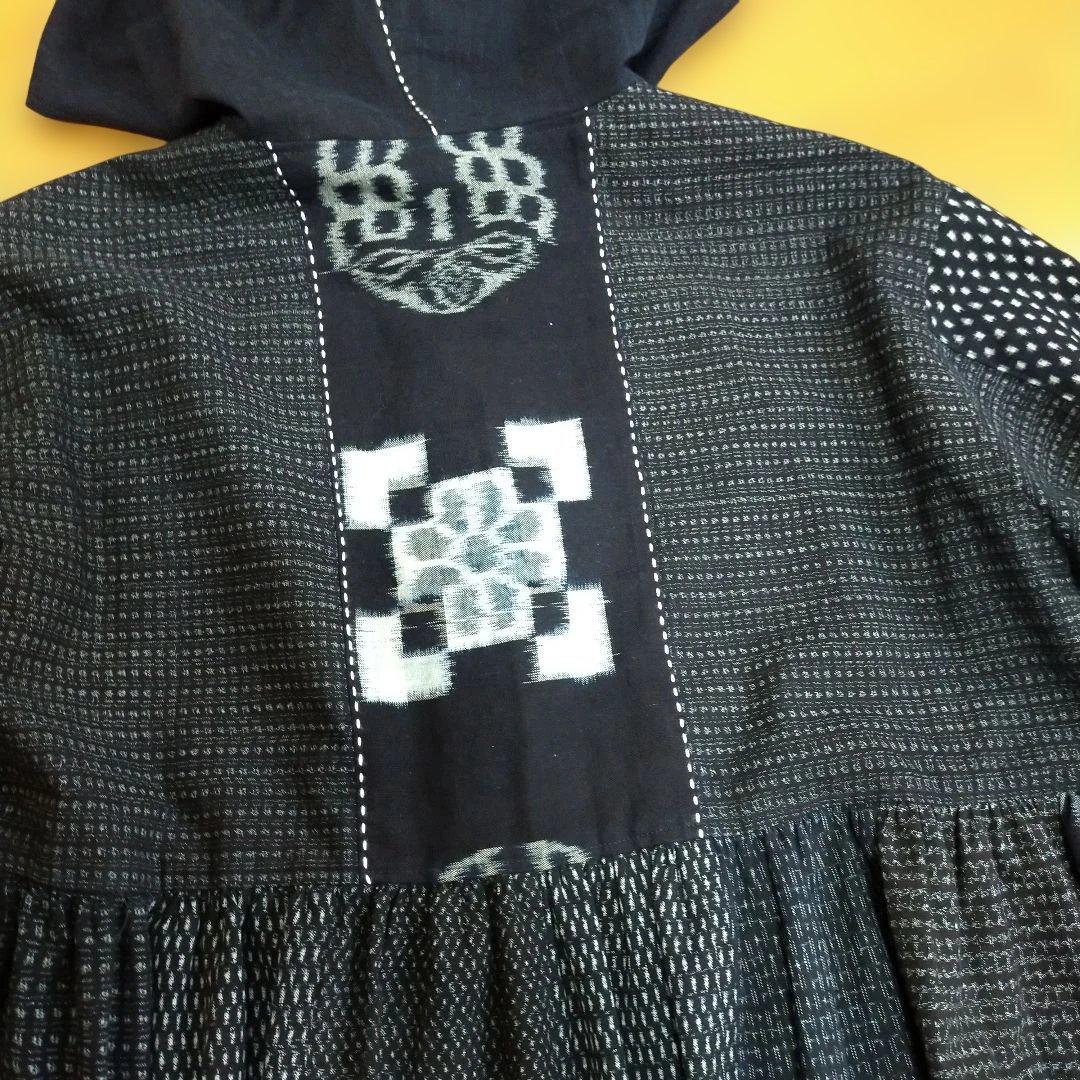 古布リメイク 絵絣、雪ん子絣、書生絣、久留米絣からフ―ドコート