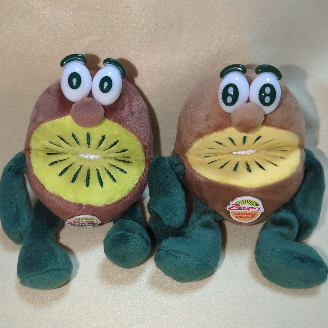 再値下げ Zespri キウイブラザーズ ぬいぐるみセット グリーン