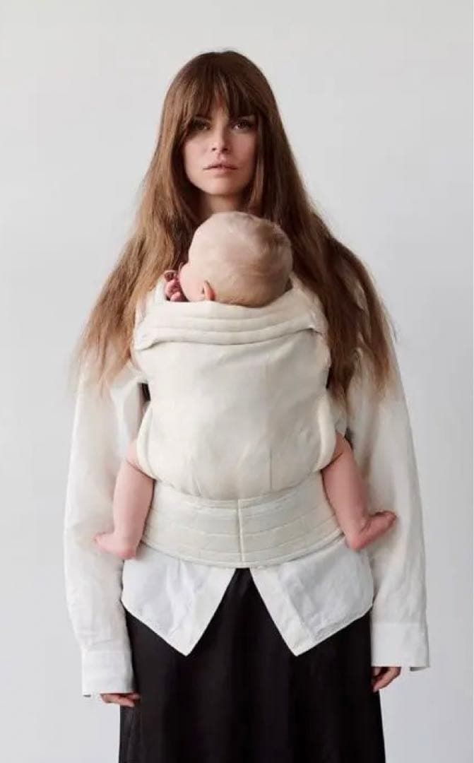 《超美品》アーティポッペ　ザイガイストツイードW オーガニックヘンプ　ホワイト