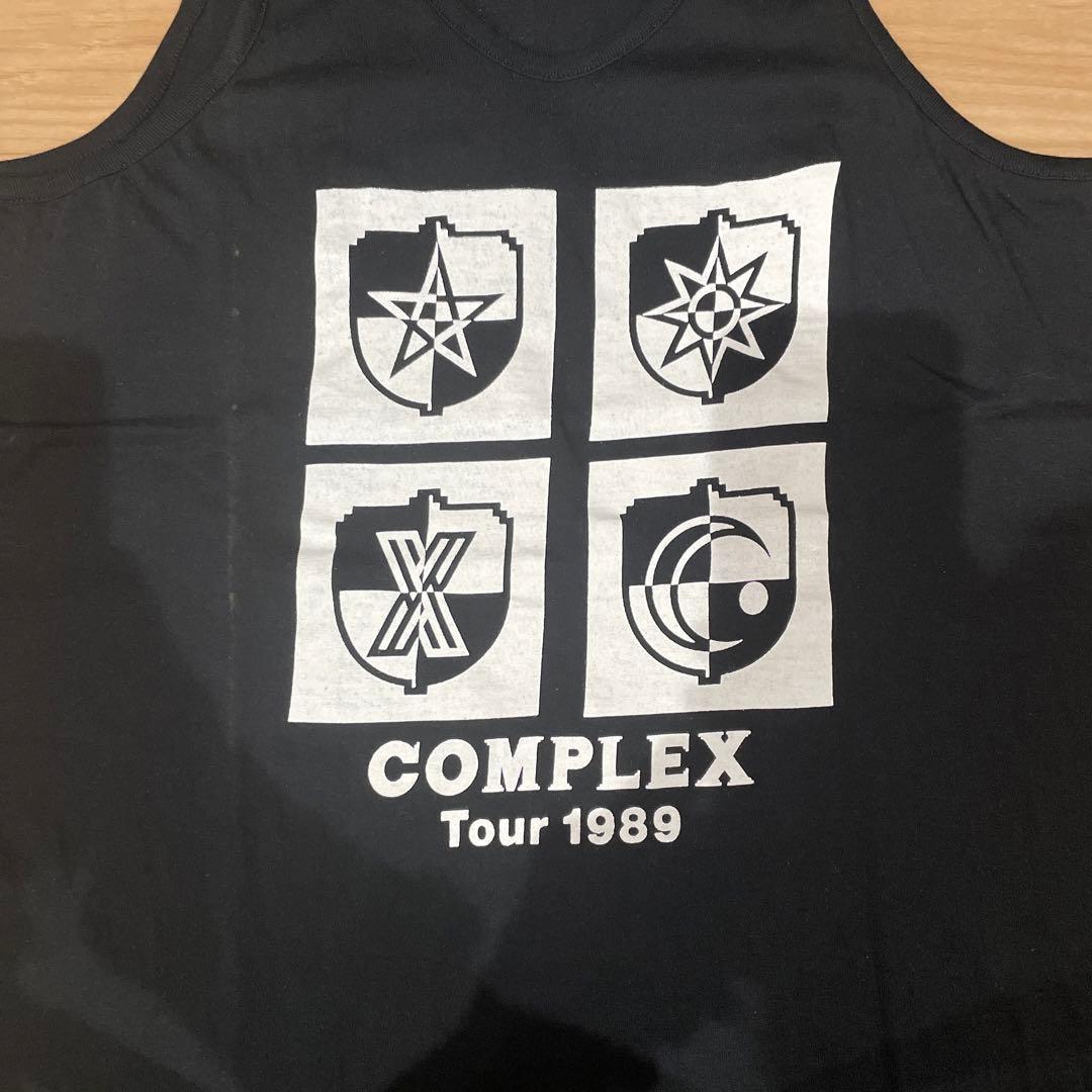 COMPLEX 1989 ツアーグッズ タンクトップ ブラックレア ビンテージ