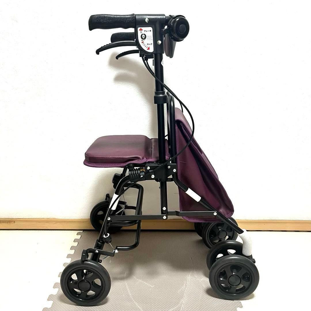 美品 島製作所 Air Walker シルバーカー 歩行器 エアウォーカー - メルカリ