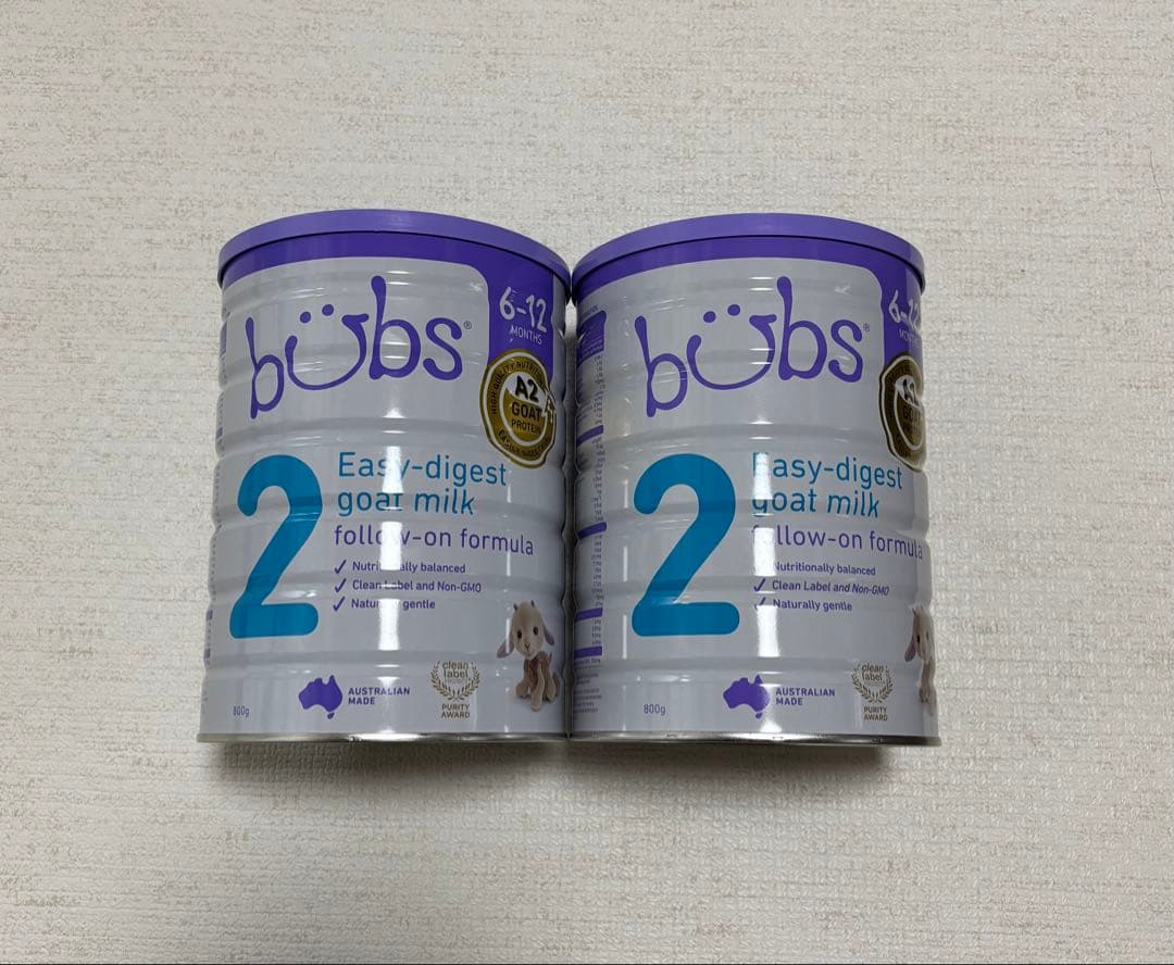 bubs Easy-digest Goat Milk 2缶セット bubs Easy-digest goat milk 800g ヤギミルク2個 bubs Easy-digest
