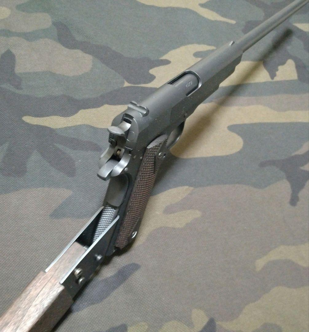 東京マルイ コルトガバメント M1911A1 ロングバレル ストック カスタム