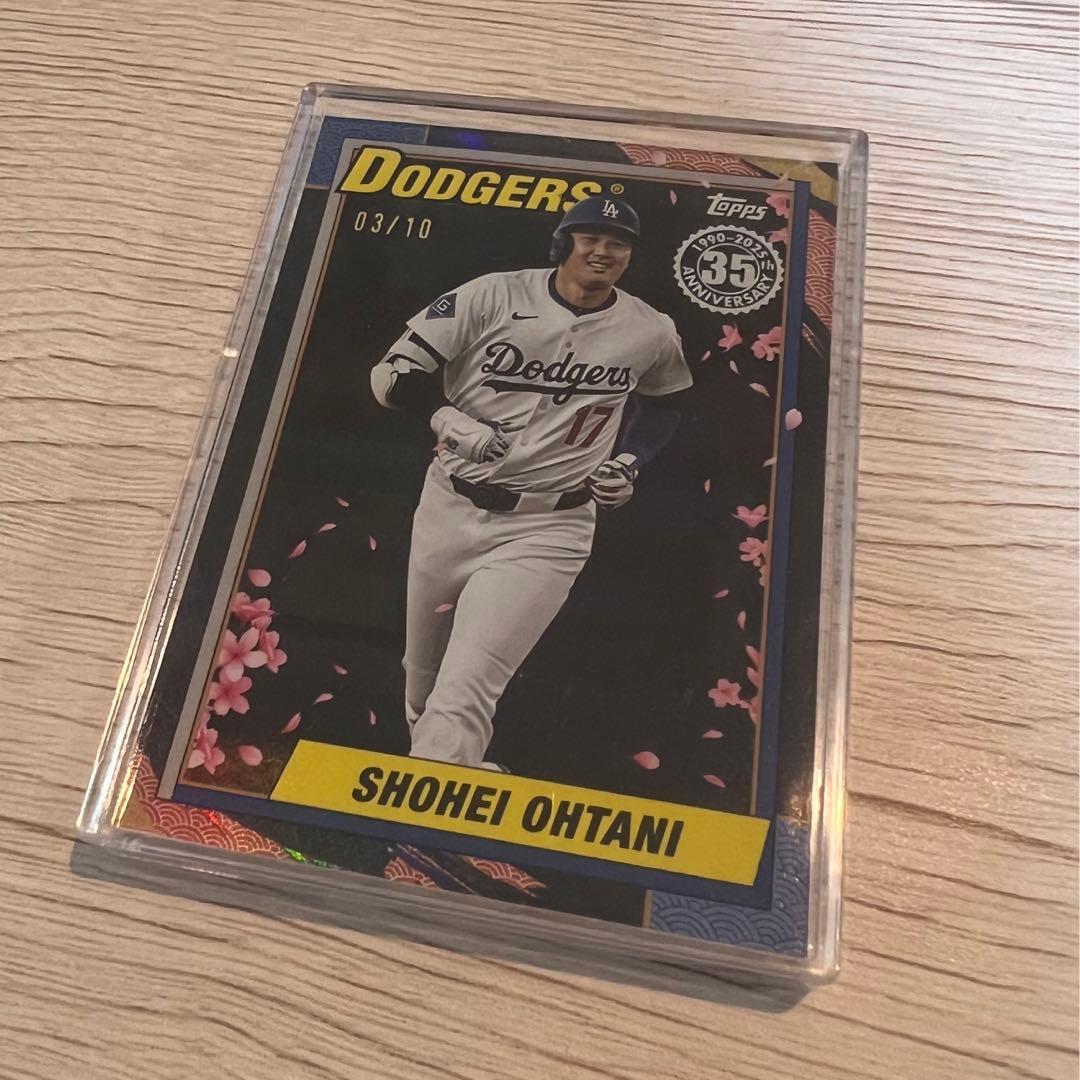世界10枚限定！Topps 大谷翔平 選手 桜パラレル 10シリ 90J-1 - メルカリ