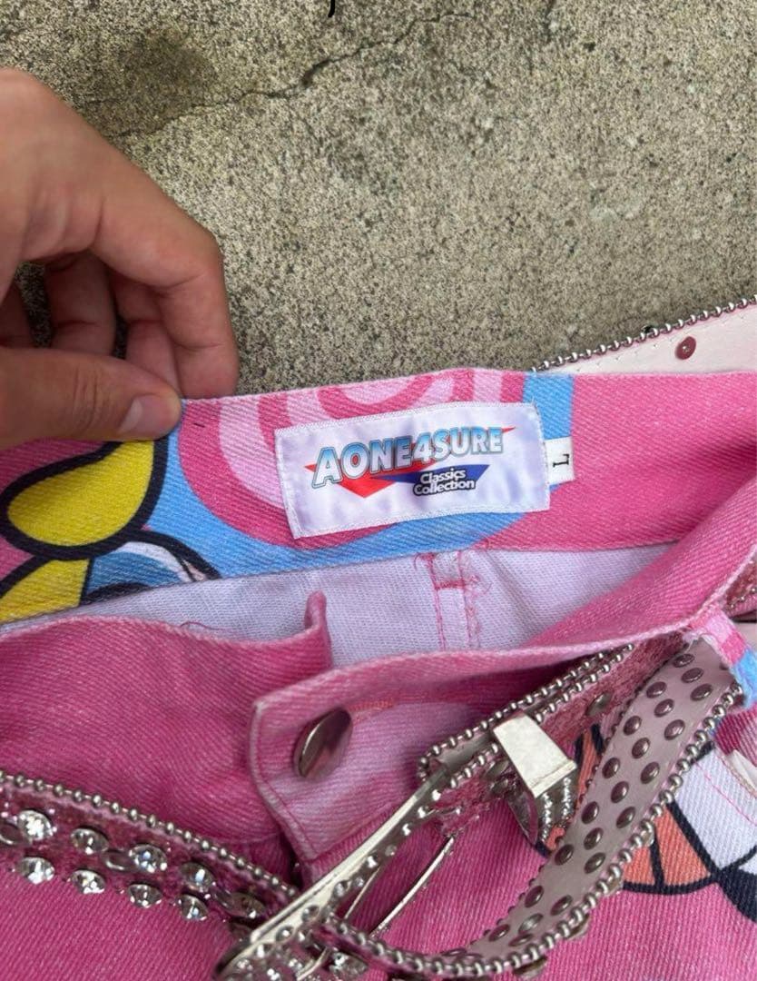 パワーパフガールズパンツ パワーパフガールズデニム - メルカリ