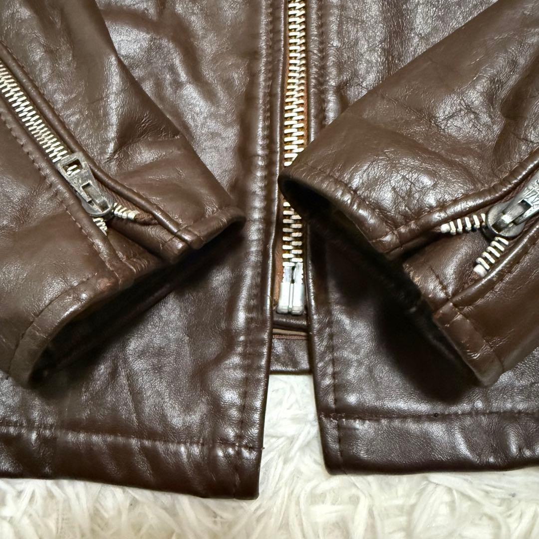 80年代 シアーズ シングルライダースジャケット 42 - メルカリ