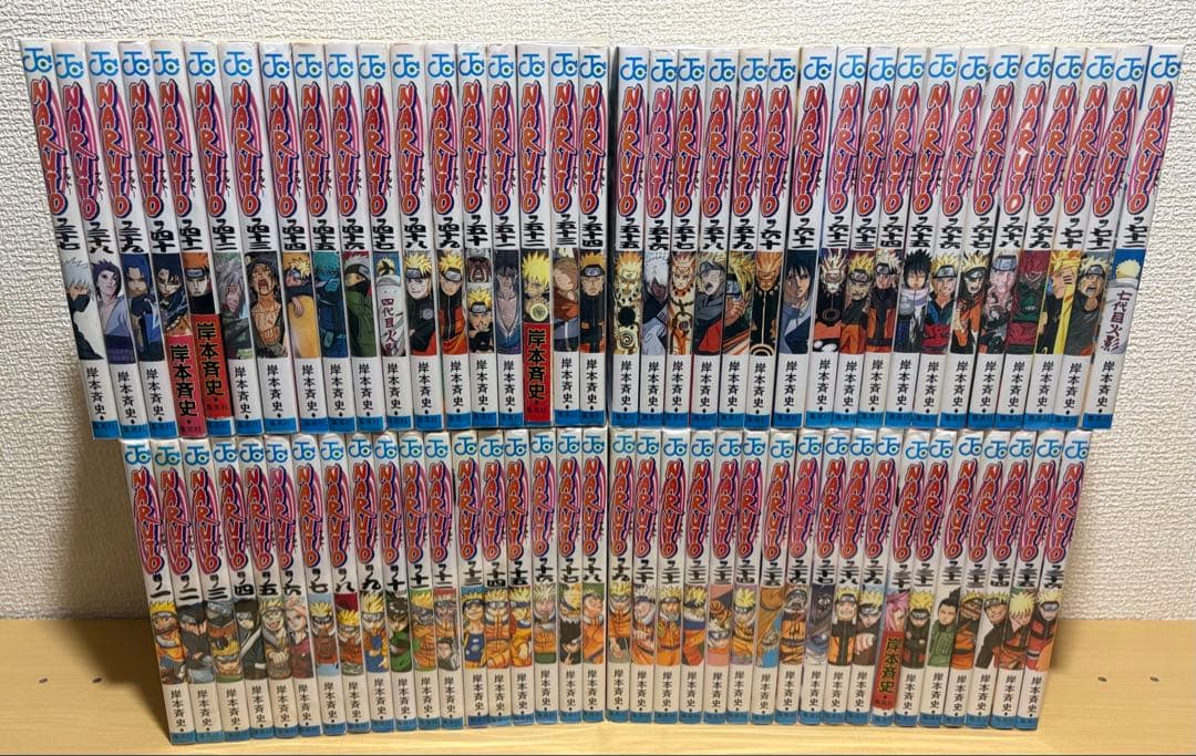 【NRT17m】《ヤケ等有り》NARUTO-ナルト- 全72巻全巻セット