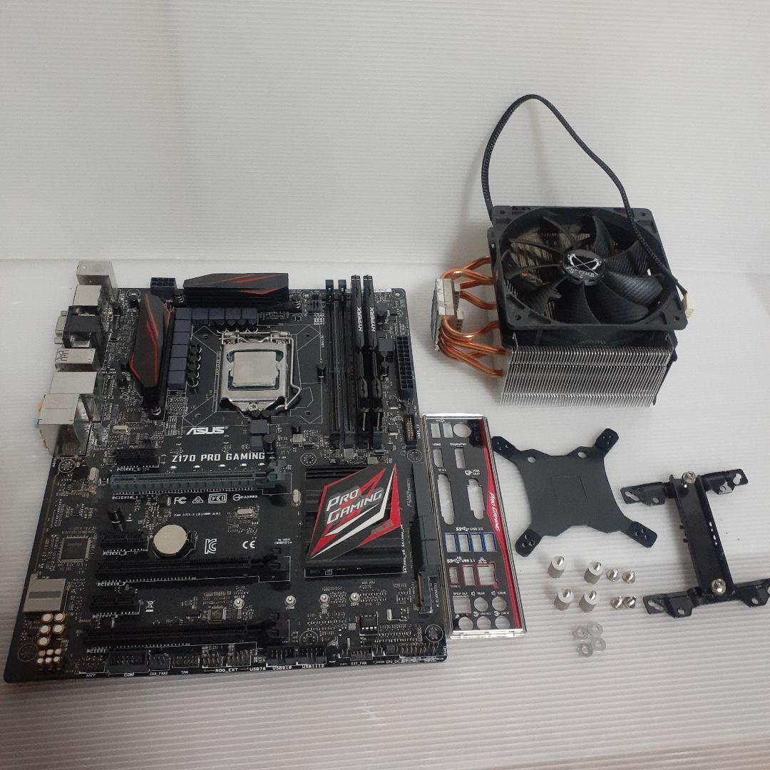 CPU(i7-6700K)&社外クーラー&マザーボード&メモリ(8G)セット