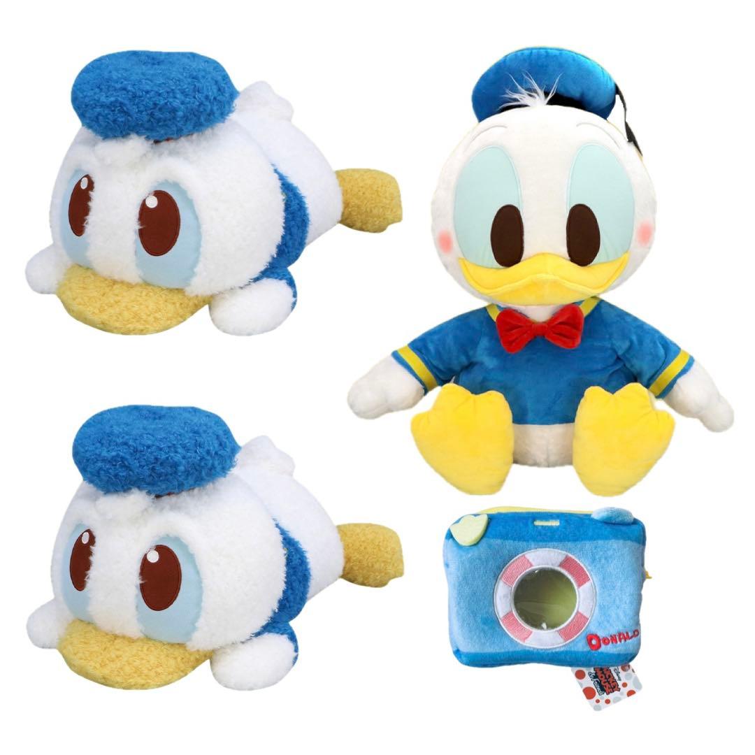 ディズニー ドナルド ぬいぐるみ 大きい ビッグ ポーチ まとめ売り