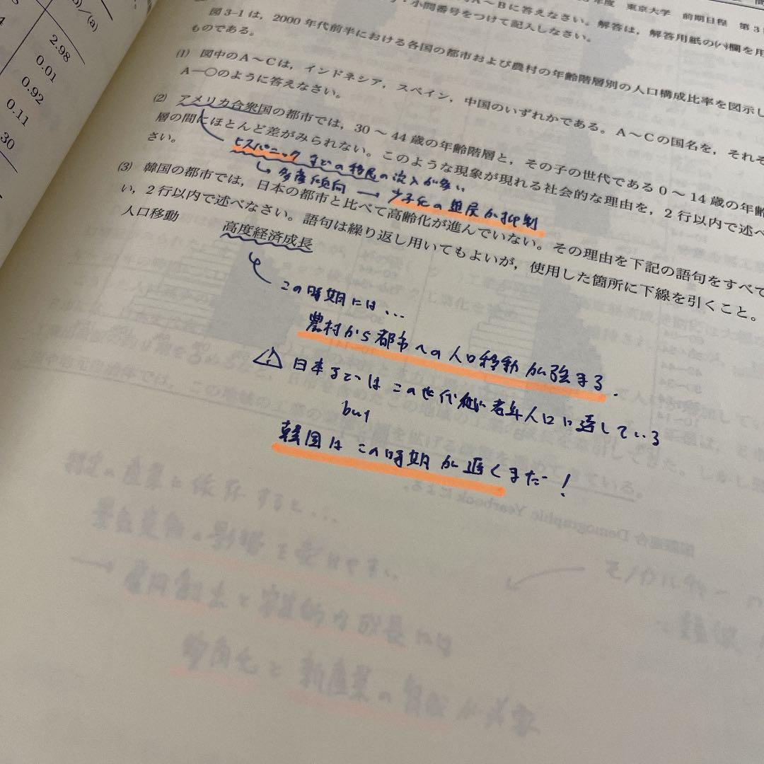 鉄緑会 東大地理 問題と解答解説 - メルカリ