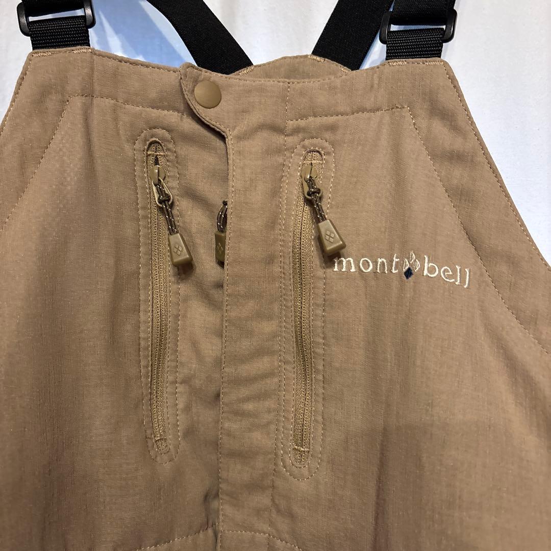 モンベル サロペット オーバーオール アウトドア パンツ ロゴ 刺繍