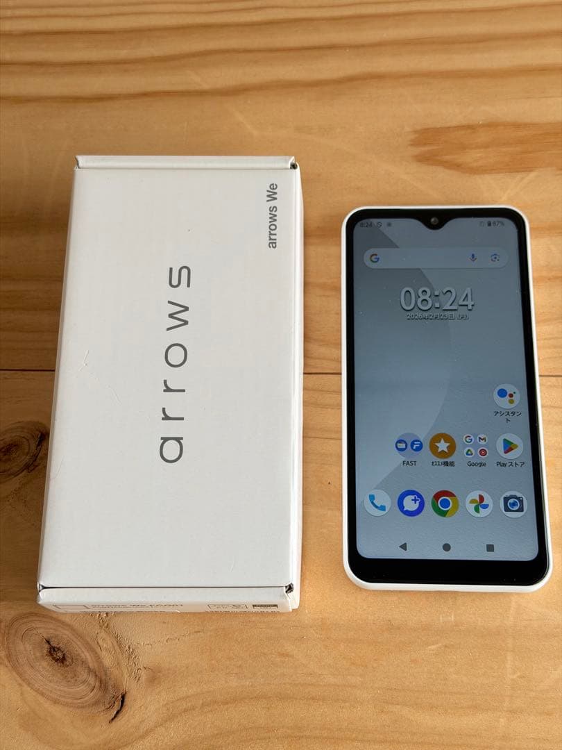 arrows we ホワイト 本体 箱付き - メルカリ