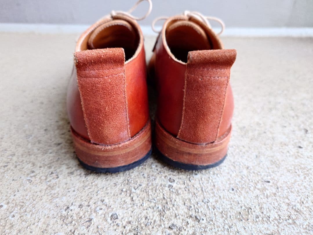 【神戸製ハンドメイド】オールレザー 革靴 26.5cm｜一点物・国産