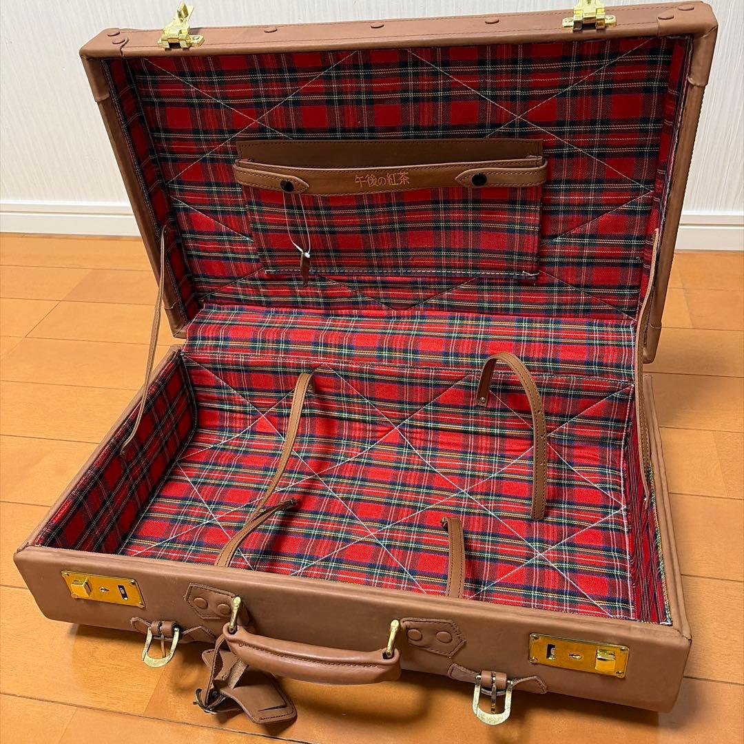 希少・外箱付】午後の紅茶 コイズミトランク 当選品 本革仕様 未使用品