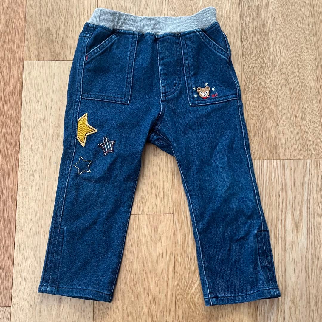 中古品】ミキハウス プッチー 星 デニム 長ズボン 90 - メルカリ