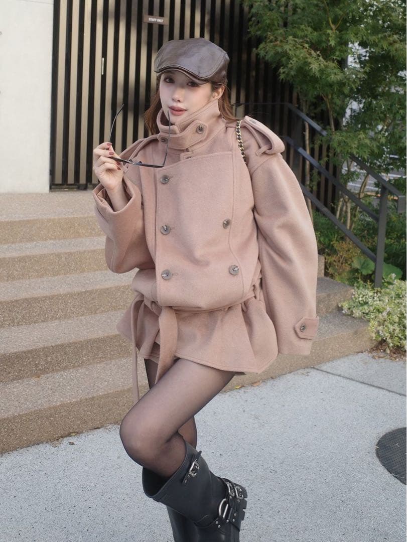 darich/ダーリッチ】ドロップショルダージャケットコート - メルカリ