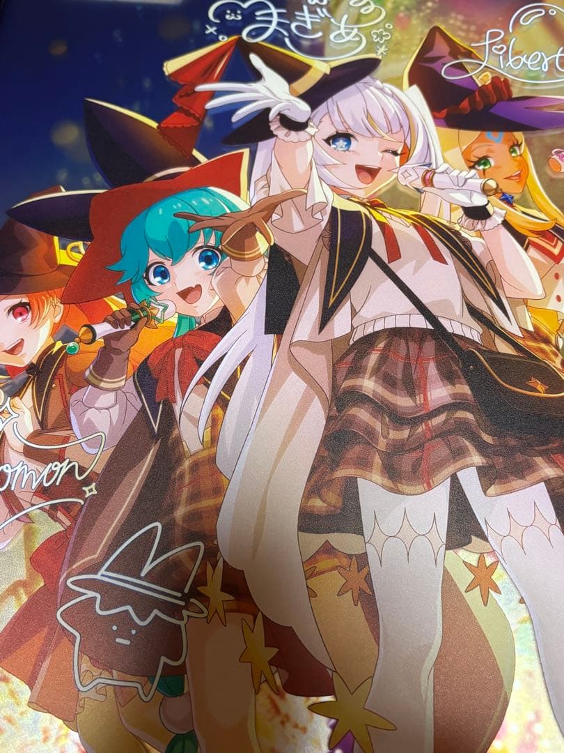 匿名配送　モンソニ　マジカル☆メルルンずの 限定オリジナルパブミラー 2024.12.19 ガチャ「ミッドナイト・パーティー」開催！新限定キャラ