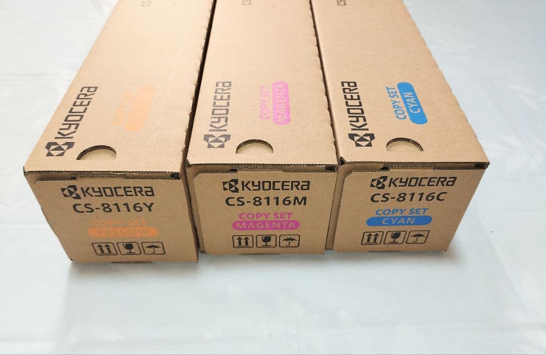 純正トナー CS-8116YMC 3色セット CS-8116 YMC 3色カラー 京セラ 国内純正トナーカートリッジ 複合機