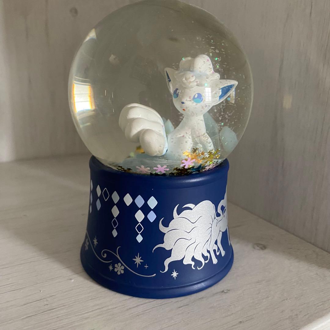 ポケモンセンター アローラロコン スノードーム スノーグローブ