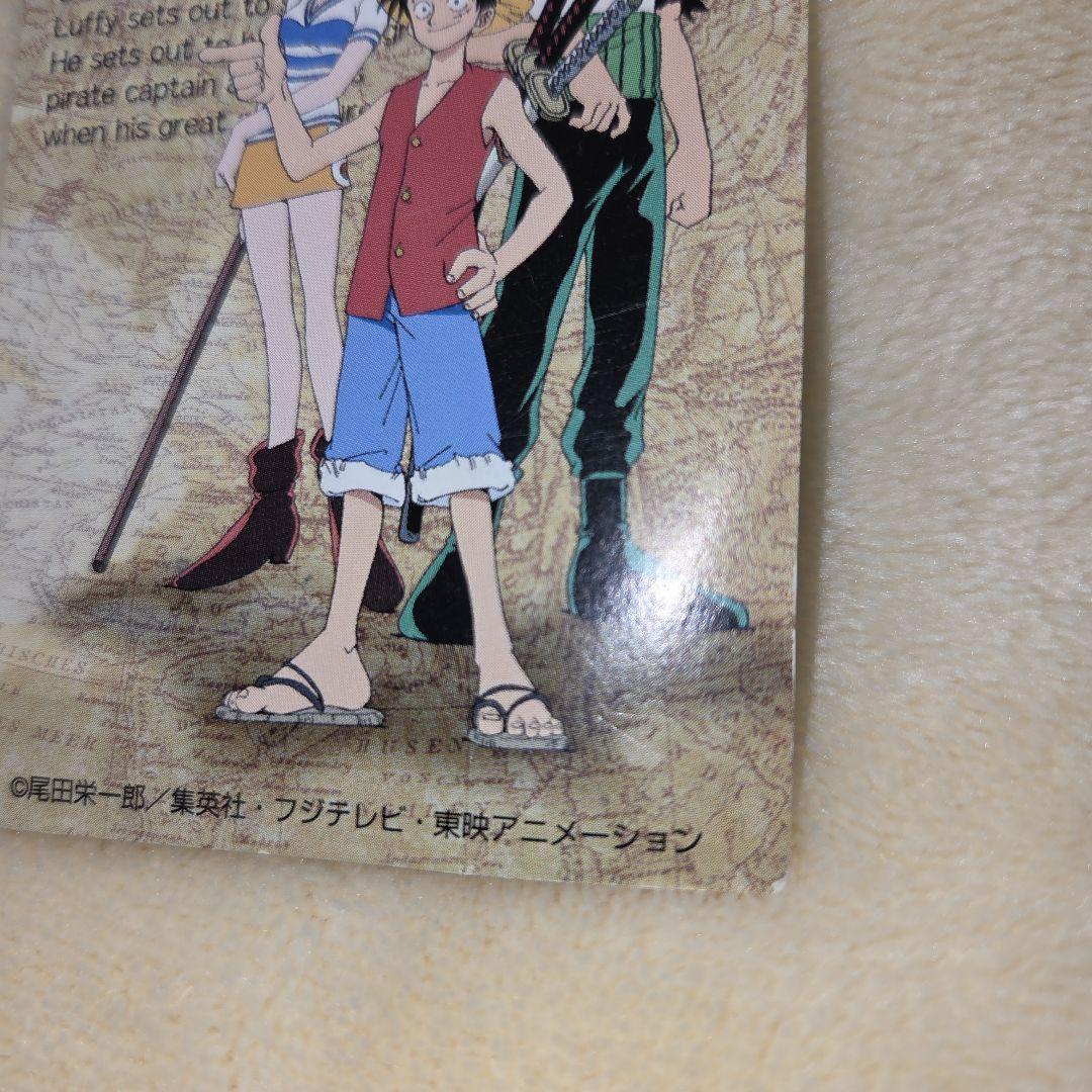 超希少】 1999年 ONE PIECE 非売品 カード ルフィ ナミ ゾロ - メルカリ