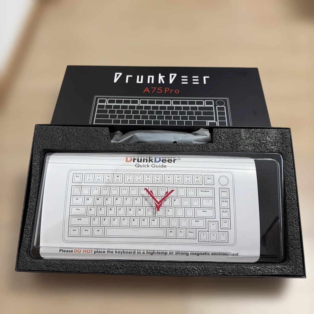 DrunkDeer A75 Pro キーボード 本体 DrunkDeer A75 Pro - ラピッドトリガーキーボード マグネティック