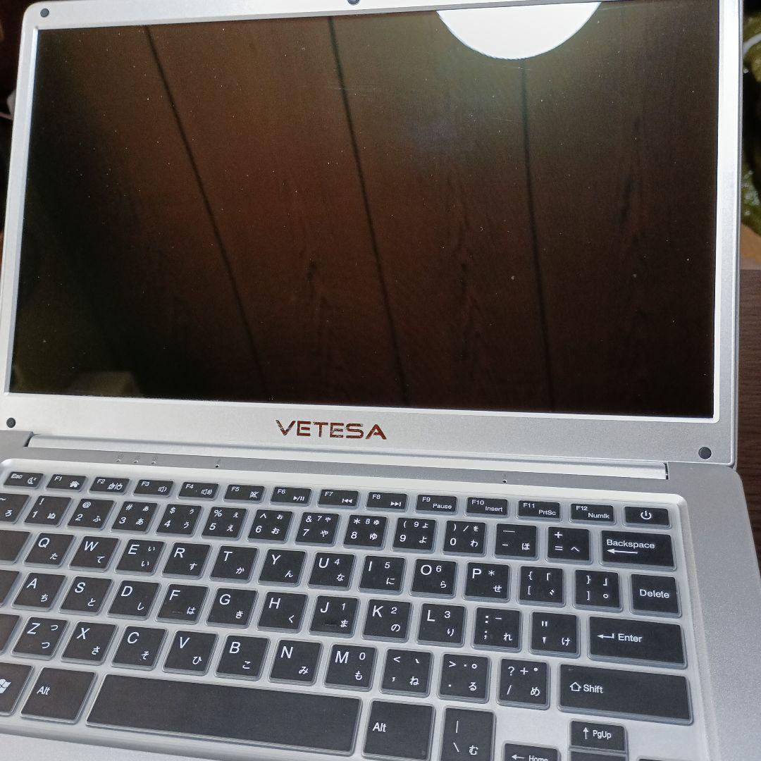 VETESA ノートパソコン本体 充電器付き ※説明欄を必ずご確認下さい