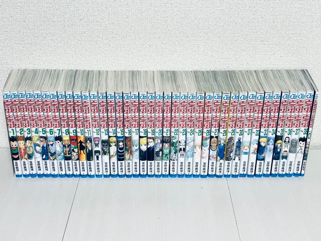 【39冊セット】非売品有り ハンターハンター HUNTER×HUNTER 全巻 14.15日限定セール！】【全巻初版帯】HUNTER×HUNTER 全39巻 - メルカリ