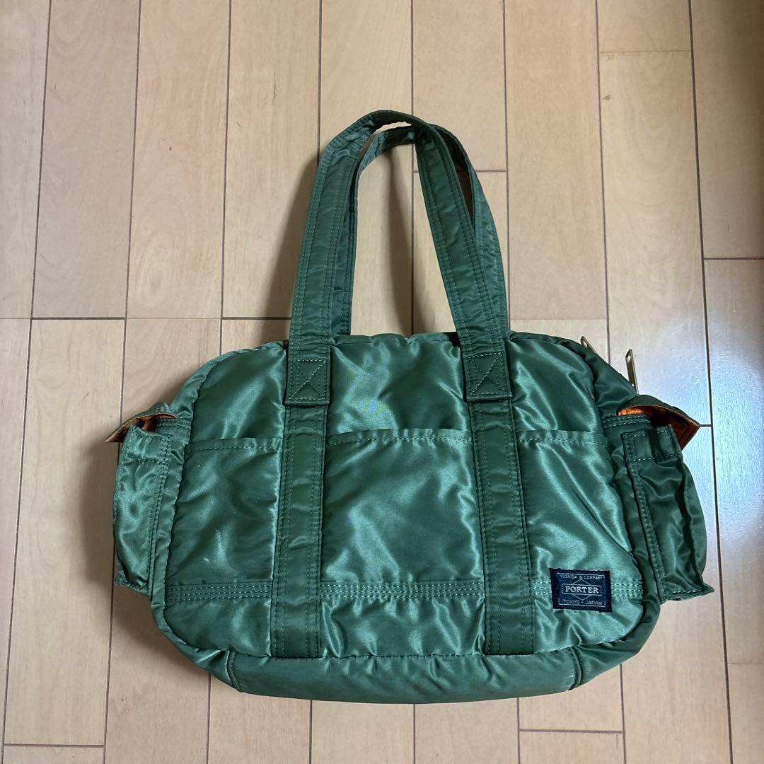 ポーターカーキ色ミドルボストンバッグ TANKER BOSTON BAG (L) | Yoshida&Co. Home Page | YOSHIDA & Co.