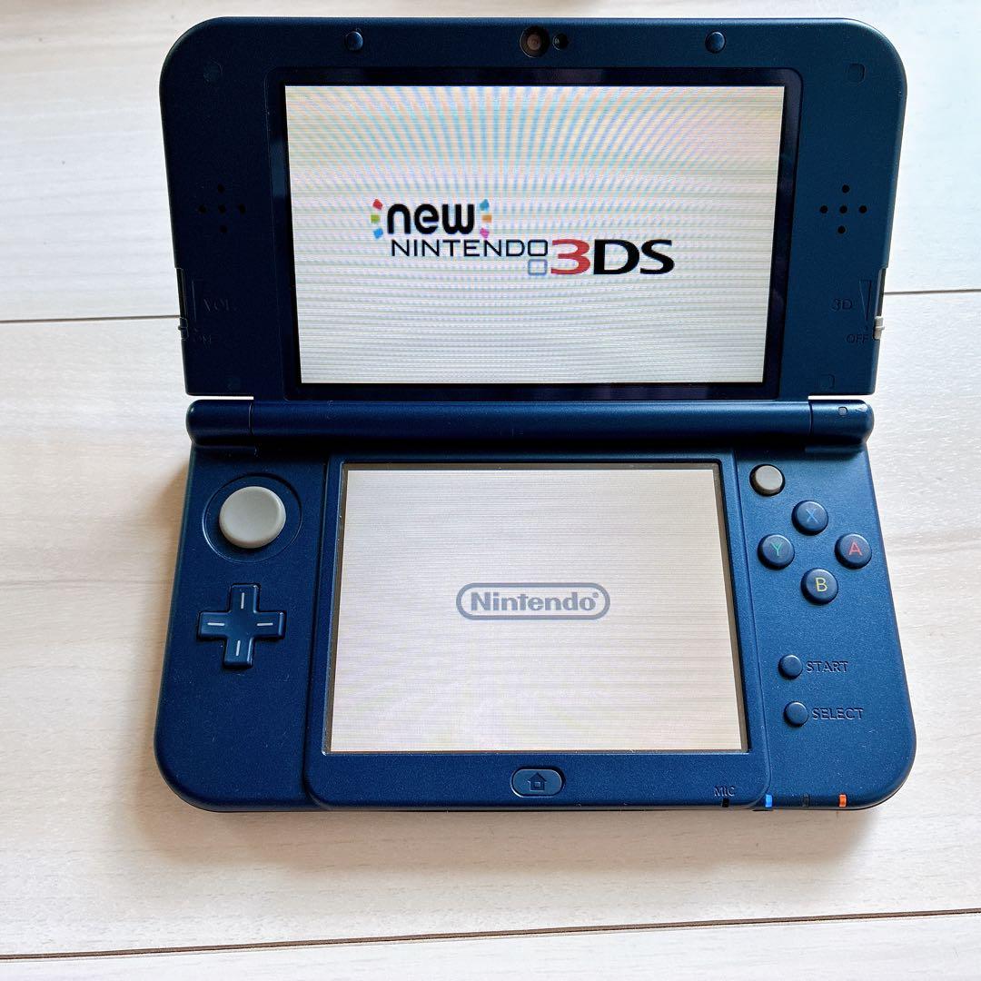 上下IPS画面 箱付 美品】New ニンテンドー3DS LL メタリックブルー