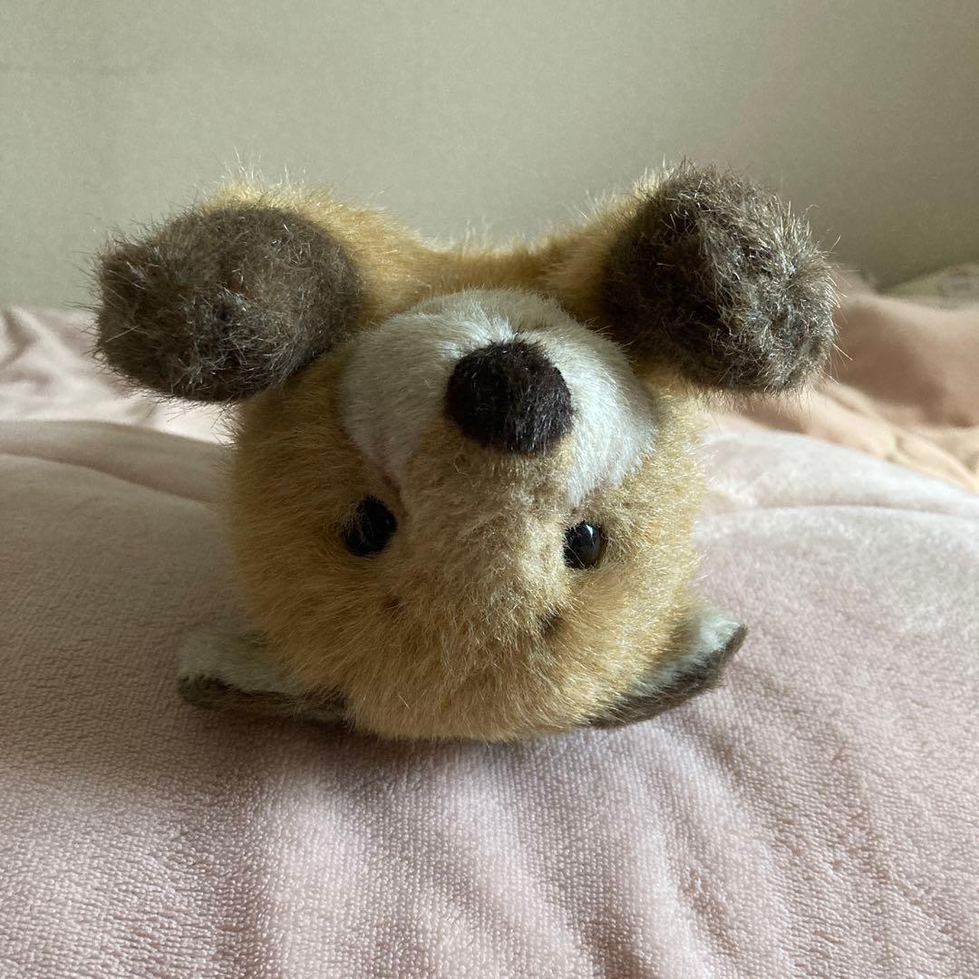 やまね工房 落合けいこ きつねの赤ちゃん 寝そべり ぬいぐるみ 中古品