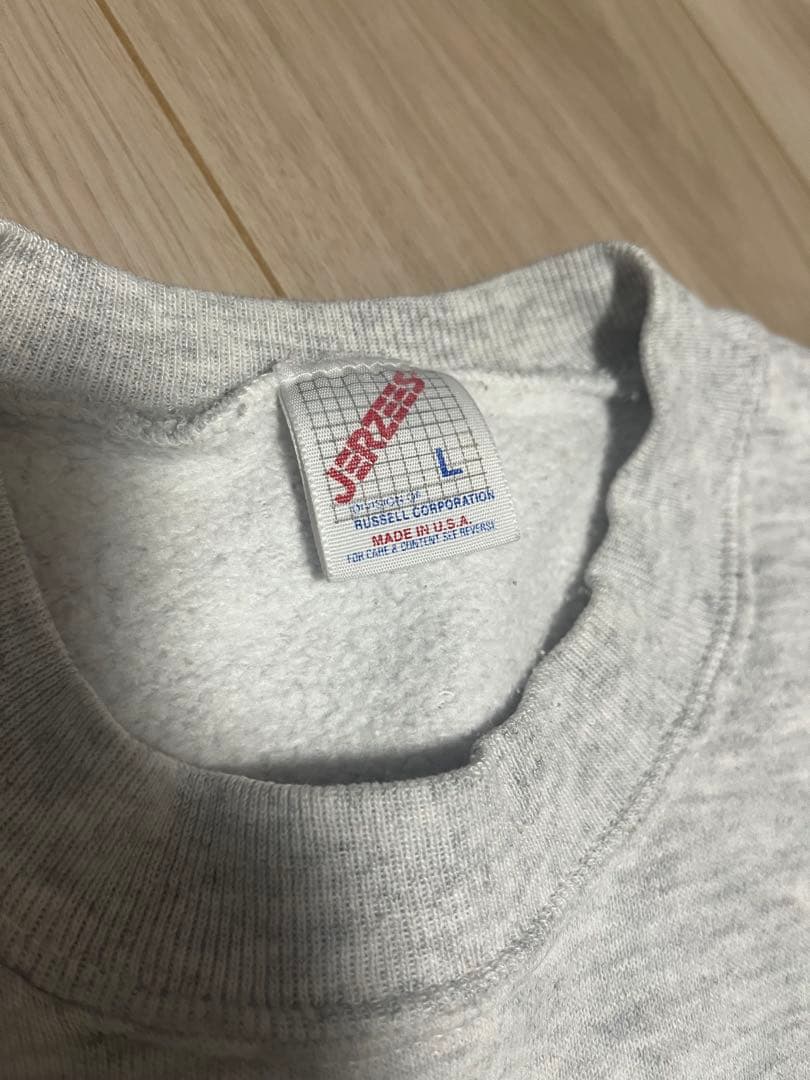 ☆《L》USA製 マルボロ　スネークパス　スウェット　霜降りホワイトグレー