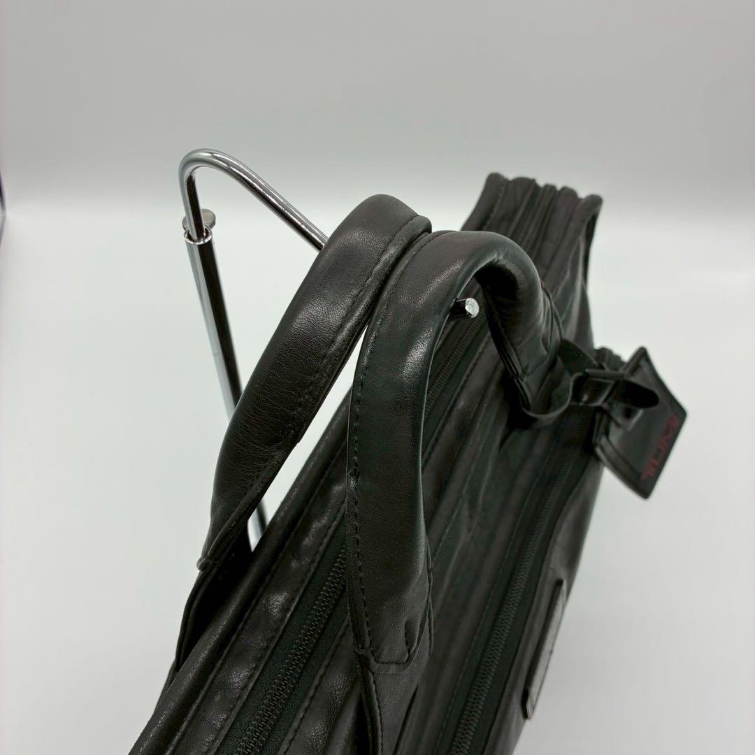 TUMI トゥミ オールレザー ブリーフケース ビジネスバッグ 2way 黒