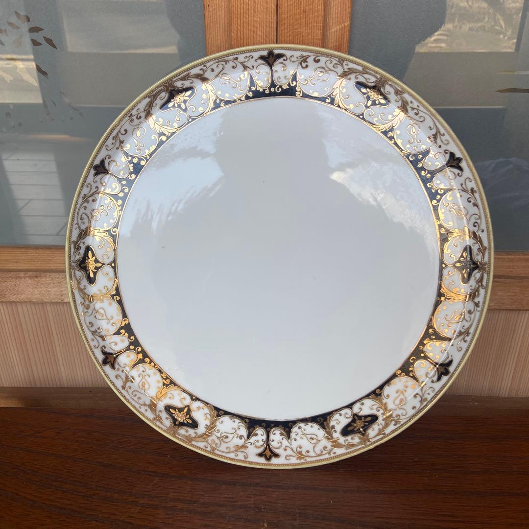 オールドノリタケ Hand Painted Nippon刻印入 金彩ノワール皿 - メルカリ