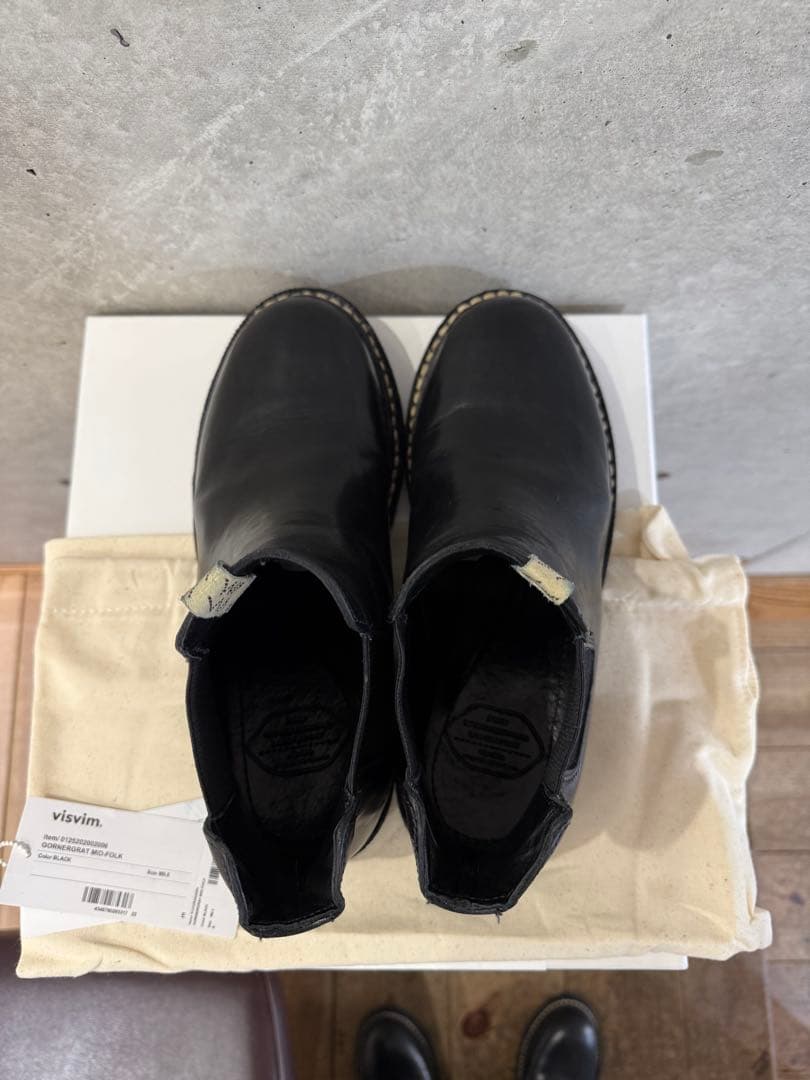 visvim GORNERGRAT MID-FOLK M9.5サイドゴアブーツ - メルカリ