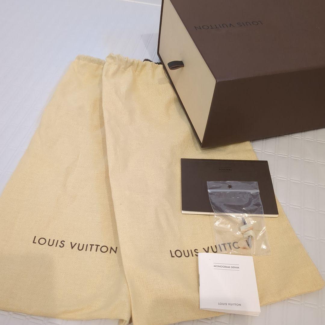 ＊LOUIS VUITTON モノグラムデニムミュール　22.5cm＊