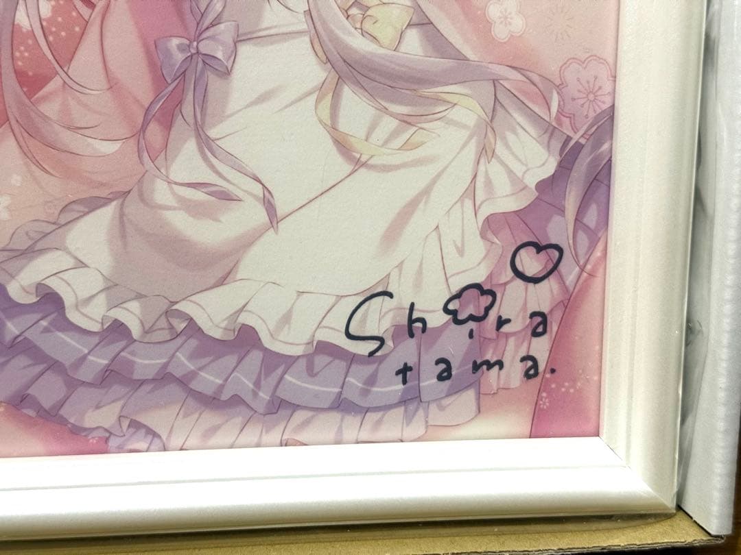 しらたま FANBOX継続特典 第5弾 直筆サイン入り複製原画 - メルカリ