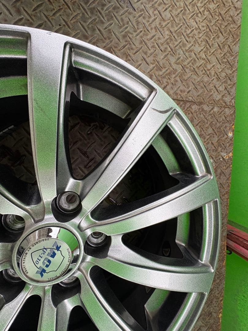 16インチ 6.5J ホイール 4本セット　ガンメタリック PCD100