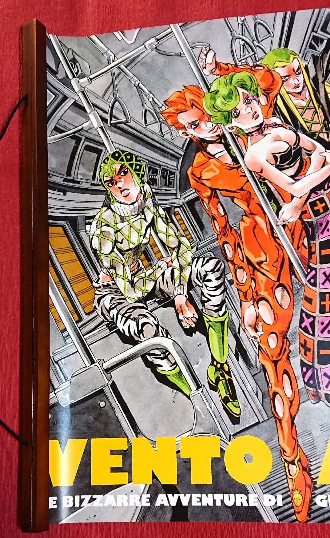 ジョジョの奇妙な冒険 ジョジョ展 ポスター 5部 黄金の風 ジョルノ B2