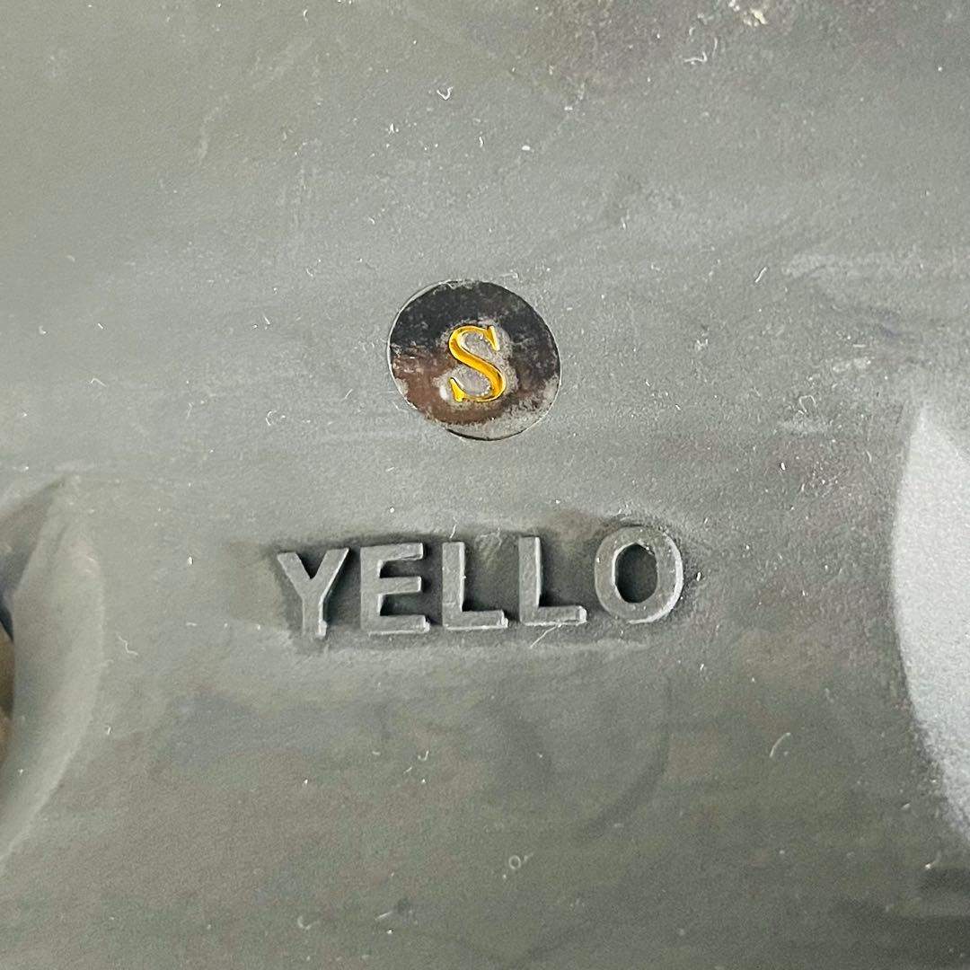 極美品】YELLO 厚底ストレッチニーハイ ブーツS黒サイドジップ Y2K