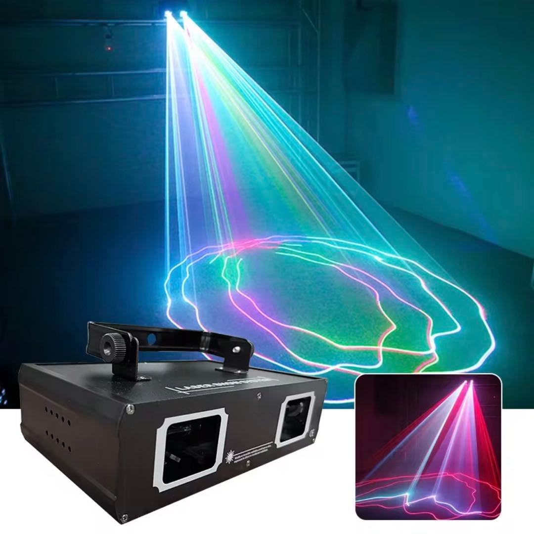 ステージライト ビーム2束+エフェクト 25パターン DMX512制御対応 lc0120_main01.jpg