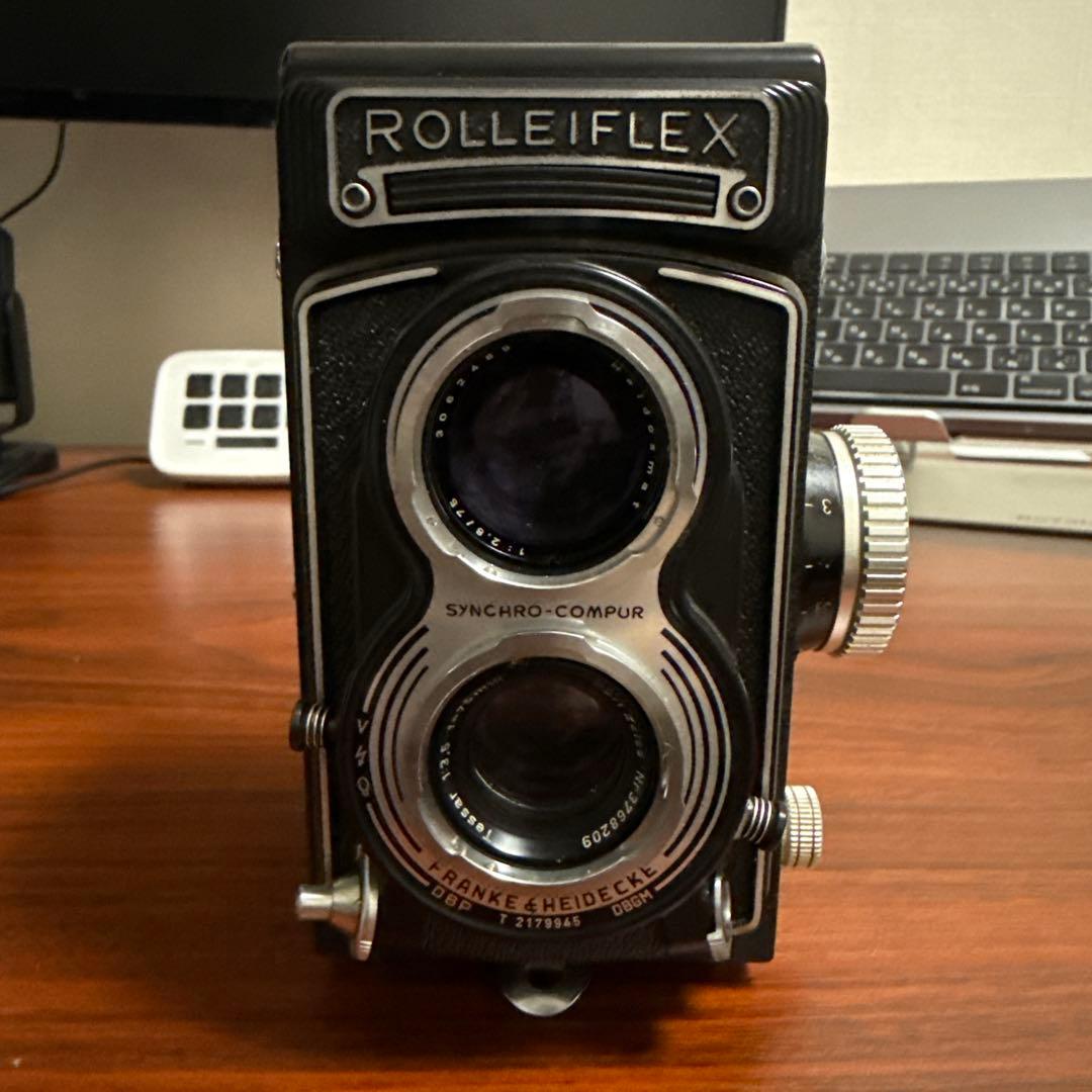 Rolleiflex 二眼レフ zeiss tessar 75mm F3.5 使えるジャンク】ROLLEIFLEX Tessar 3.5 A Type1 【送料無料】 | Twin